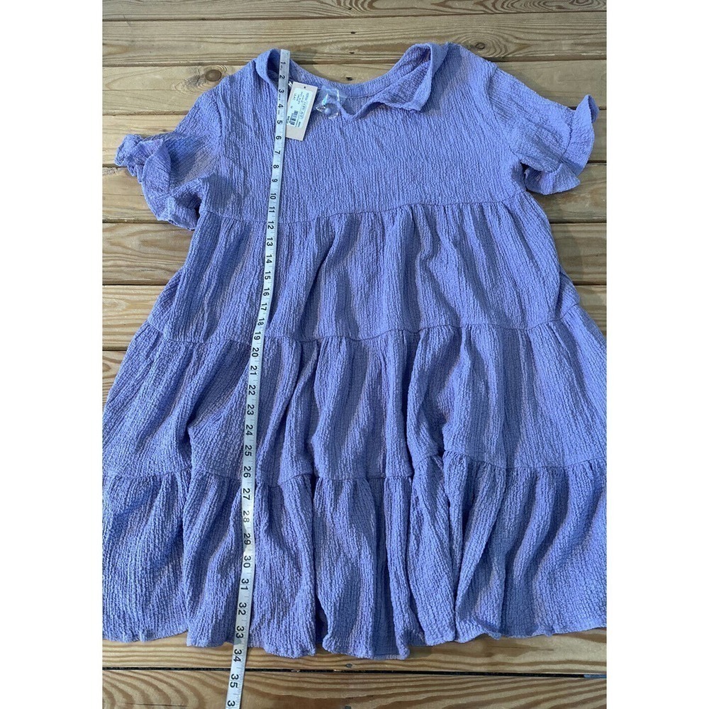 NWT Remixmess Baby Blues Dress Size Medium Women’s Lilac MSRP $46 - Picture 7 of 9